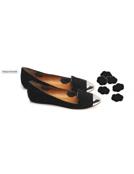 FootPetals mini shoe cushions in black